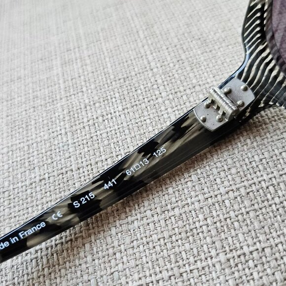 Beausoleil Paris Women Sunglasses Black/Clear S215 441 61[]13 125 Made in France - Picture 9 of 12